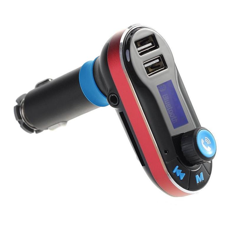 Wireless Multifunctional Handsfree Car Kit/ Adapter FM Transmitter / Calling / MP3 Player Dual USB Ports For Phone Power