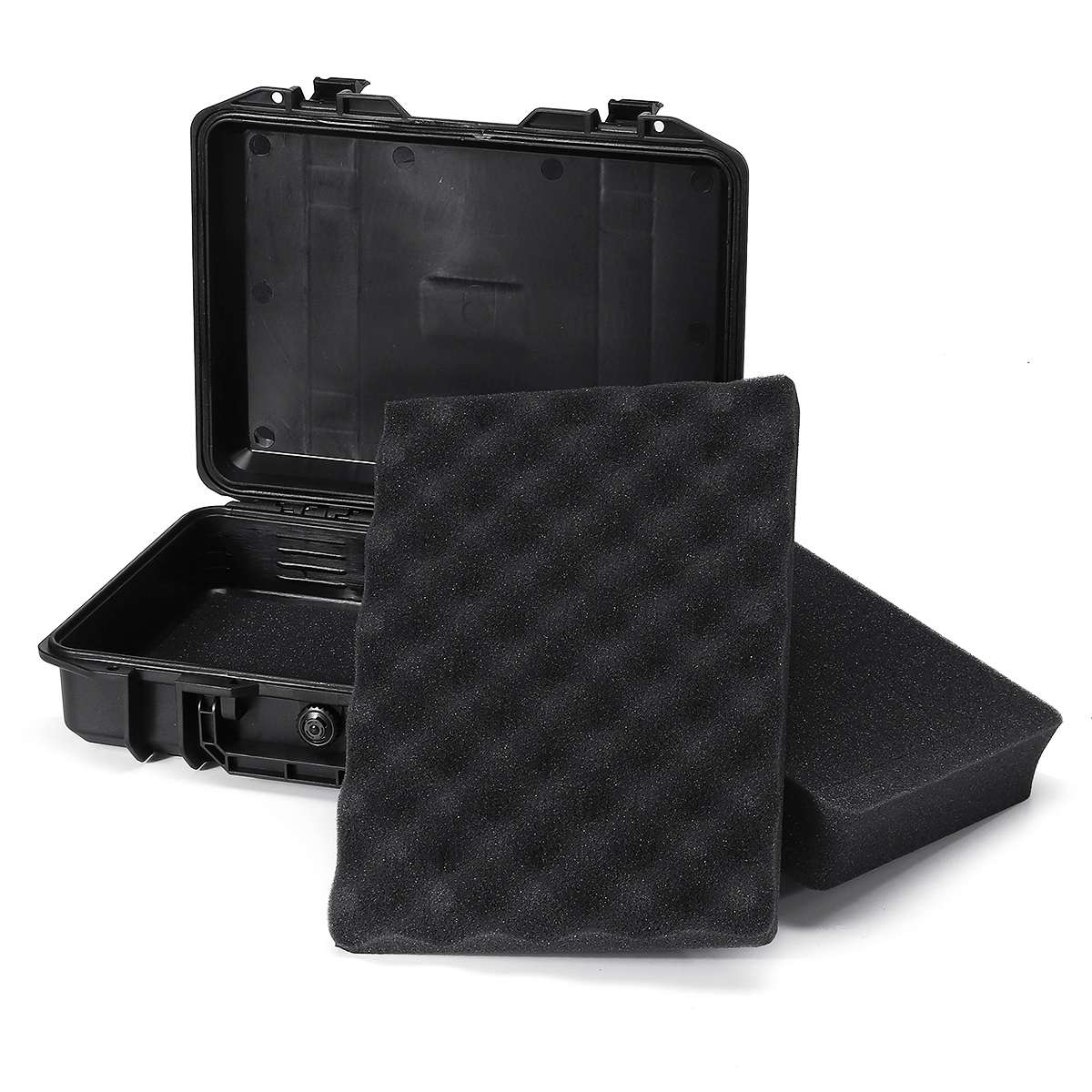 300 x 240 x 85mm pp waterdichte harde draagtas gereedschapsset met spons opbergdoos veiligheidsbeschermer organizer hardware gereedschapskist