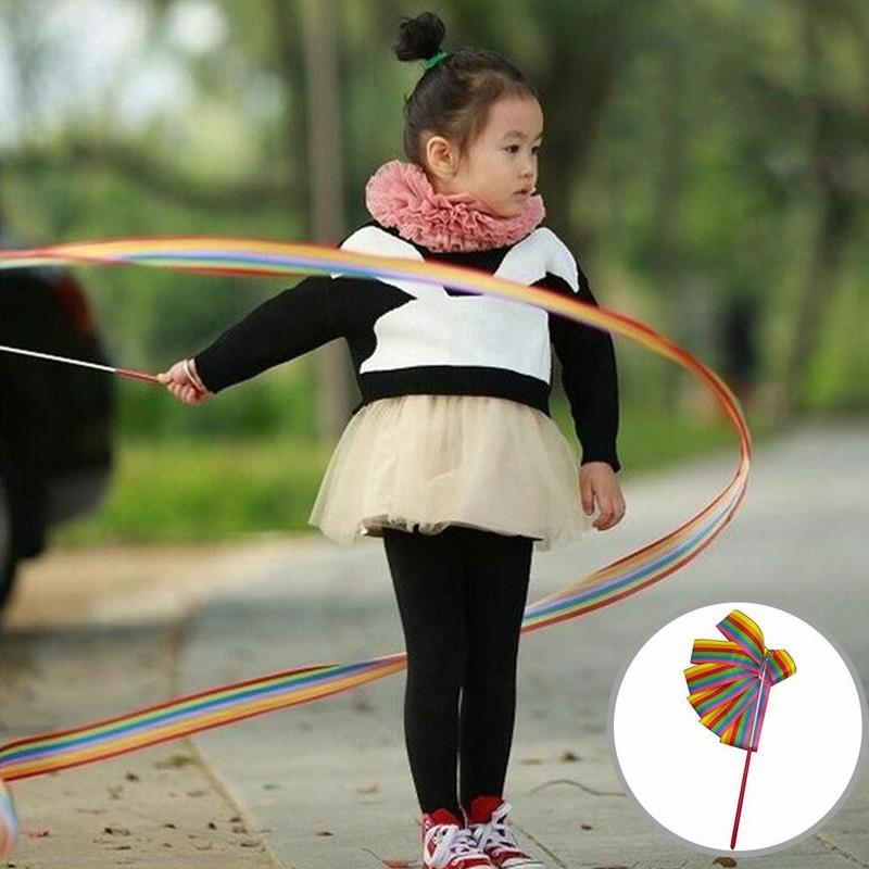 Bunte bänder 2M rhythmische gymnastik tanzen bänder freundlicher bänder