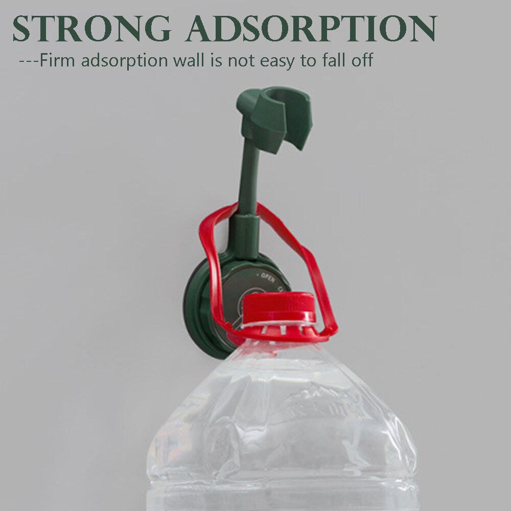 Universal Adjustable Shower Fixed Base Shower Bracket Black Technology Wall Suction ABS Shower Bracket Bathroom Accessories