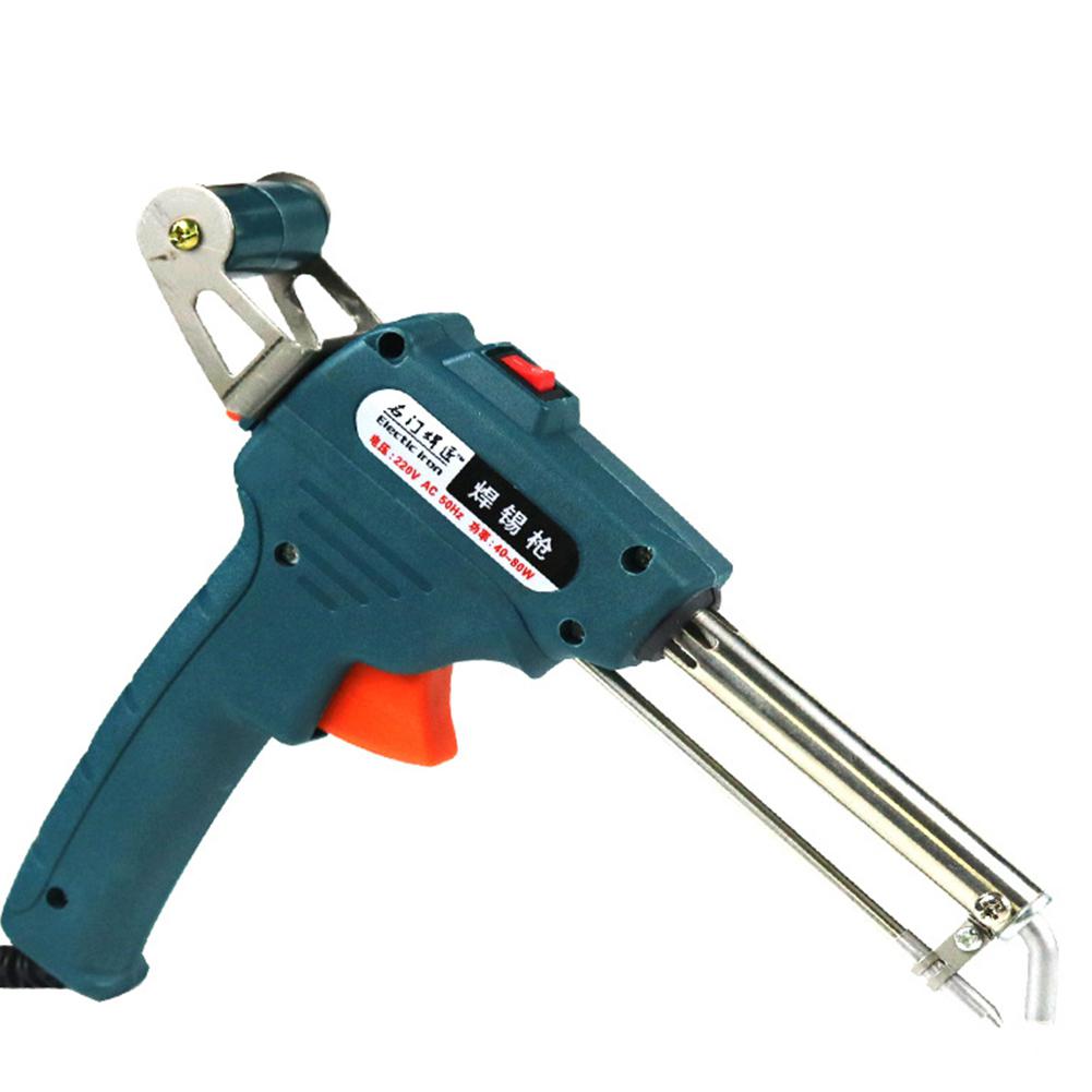 Håndholdt loddepistol 60w manuell utlodding elektrisk loddehåndholdt loddepistol europeisk plugg 220v