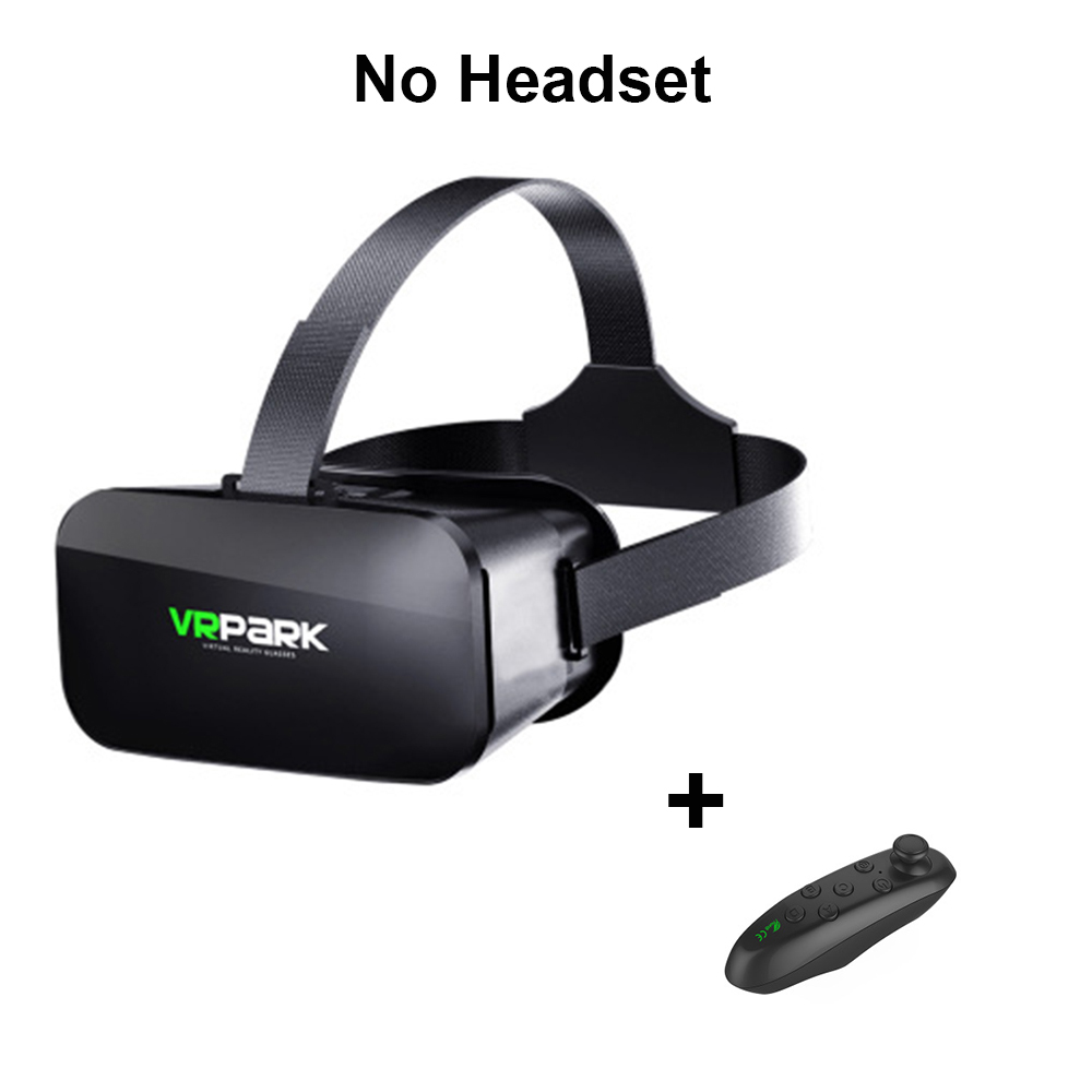 3d vr briller virtual reality vidvinkel fuldskærms visuelle vr briller til android ios smartphone med headset briller: Intet headsethåndtag 1