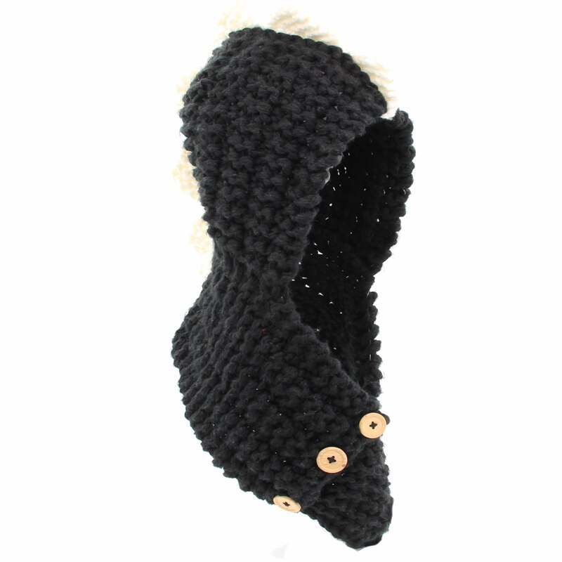 Gorros de algodón tejidos con diseño de dinosaurio para niños, gorros de invierno para niñas y niños, gorros para exteriores de primavera y otoño.: 4