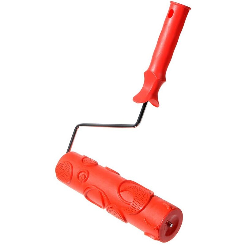 Rullo di vernice goffrato strumento di zigrinatura a grana da 10 pollici in legno di gomma per decorazione murale, per esempio4102T