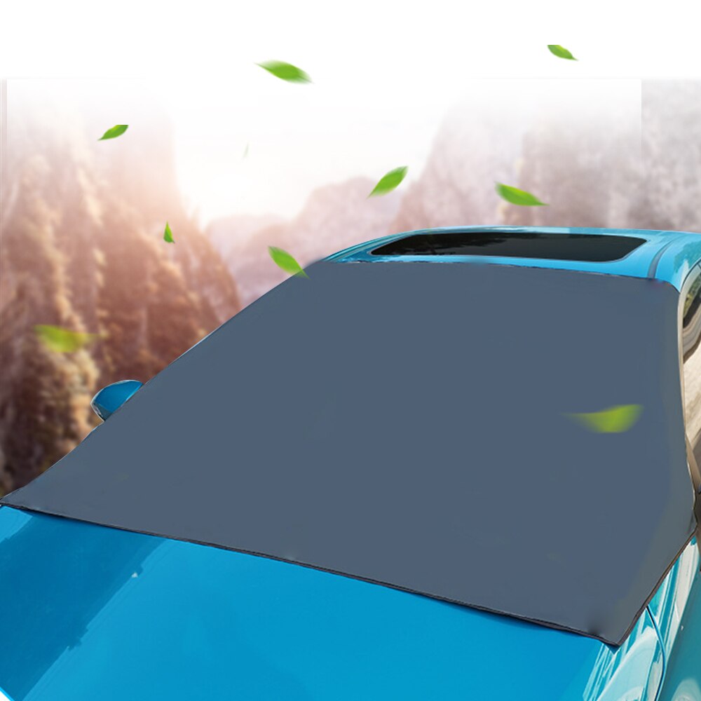 Car Magnet Windshield Cover Snow Cover Sunshade Ice Snow Frost Protector Winter Wind Protector Magnetic Car Shield Sun Shade