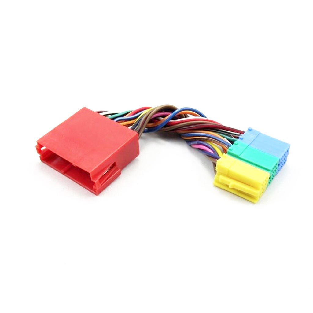 Terminal Male Car CD Auxiliary Cable 3.5MM Jack AUX Adapter For /iPod Connect CD changer, Amplifier for system