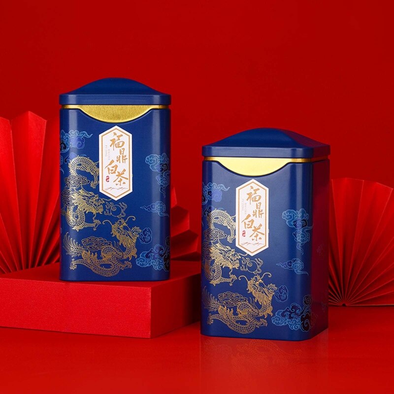 Latas vacías de hojalata de Metal, contenedor de almacenamiento para té, café, hierbas, dulces, Chocolate, azúcar, especias, aperitivos, envases para té