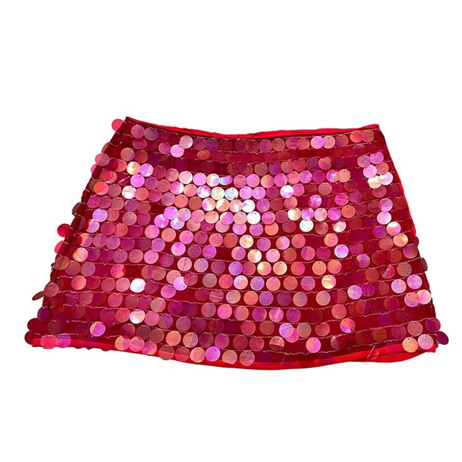Glitter Sequins Mini Skirts for Women Hollow Out Tie Up Shiny Evening Party Short Skirts Female Summer Festival Rave Beachwear: S / Beige