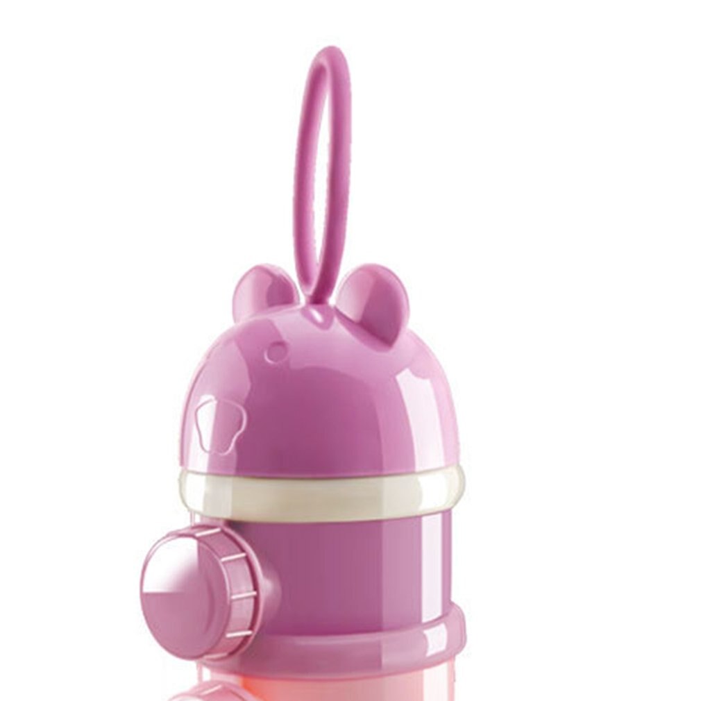 Milk Powder Box Portable Four-Layer Milk Powder Box Independent Layered Storage Box Cartoon Pig Milk Powder Box