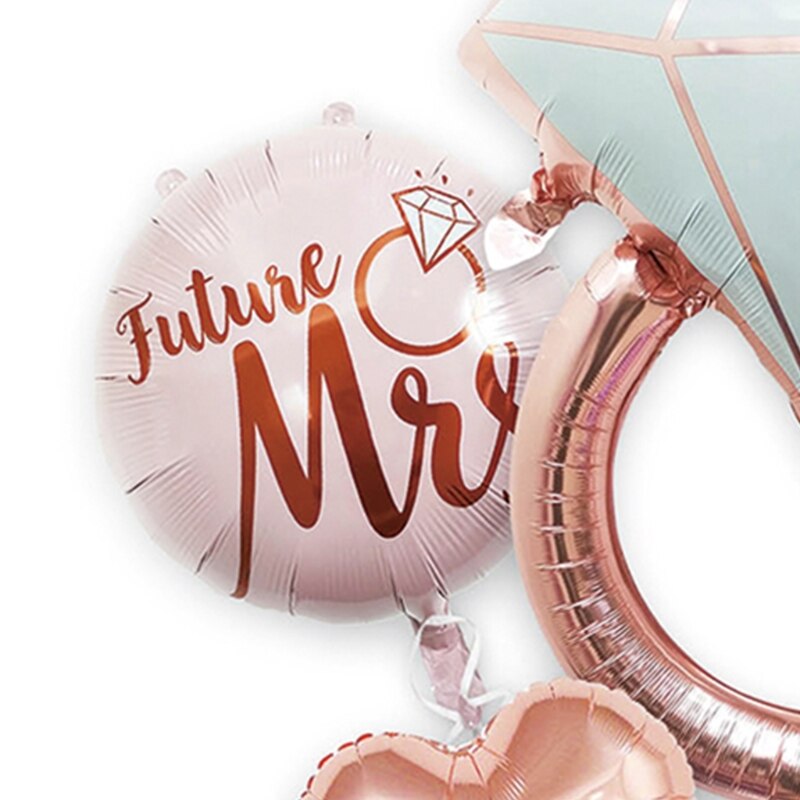 Gelukkig Galentine &#39;S Dag Decoraties Ring Ballon Zei Ze Ja Ballonnen Voorstellen Huwelijk Party Decor Benodigdheden Voor Valentijnsdag G