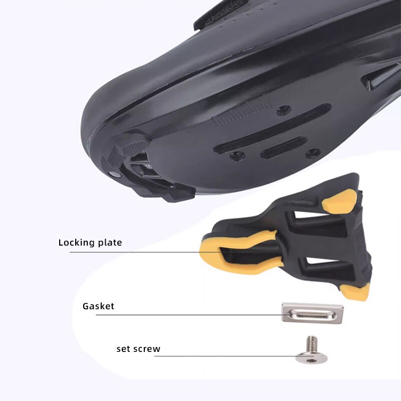 MEROCA Bike Lock Pedal Bicycle Self-Locking Pedal With Sealed Bearings Lock Piece For SPD System Road Bike Ultra-Light Pedal