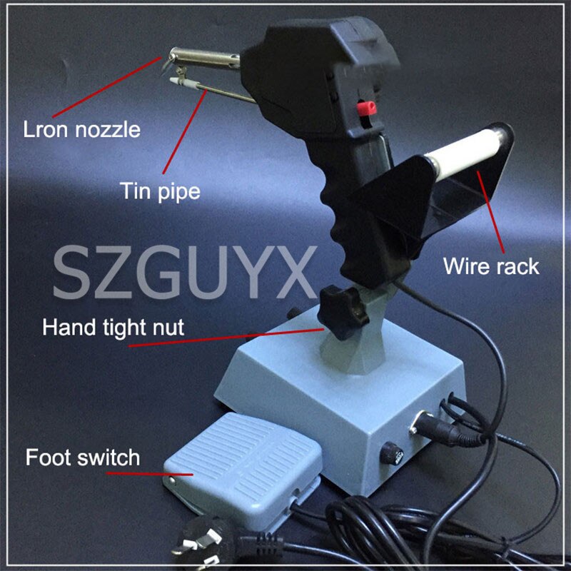 40W/80W Industrial electric soldering machine Welding wire Various plugs Parts Pedal type automatic soldering machine