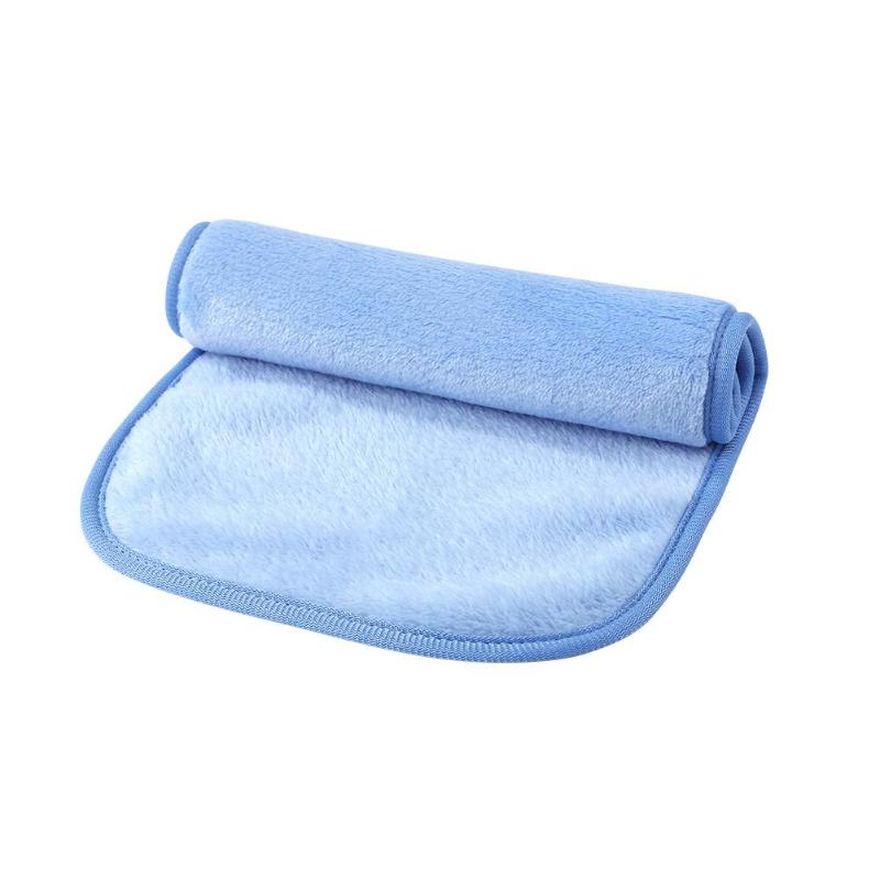 Chemical-free Cosmetics Makeup Remover Face Cloths Soft Cleaning Towel Microfiber Cloth Pad Reusable Wipe Cloth Face Care Facial: Blue