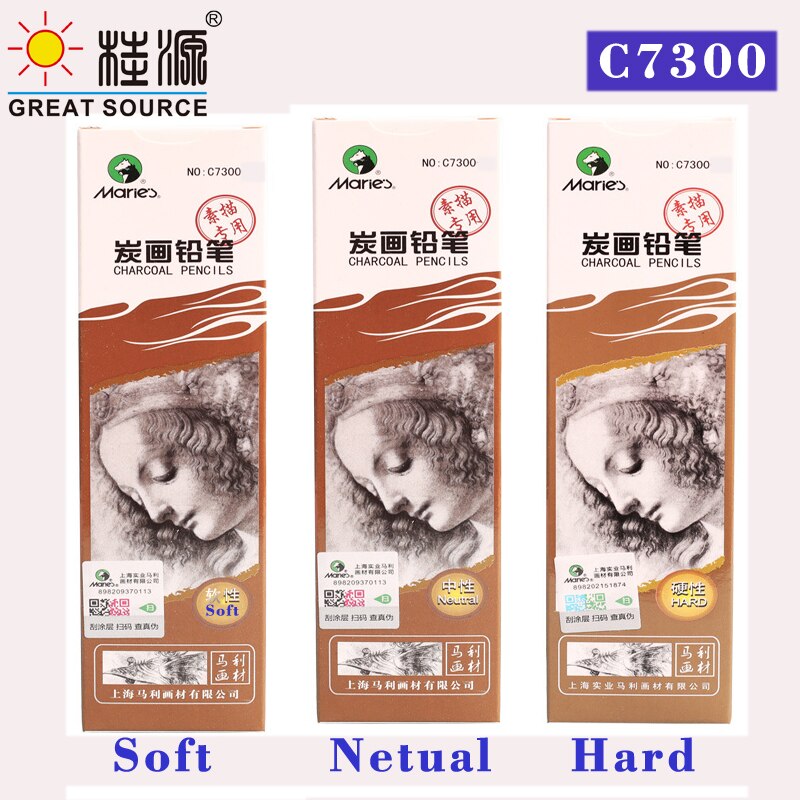 Art Pencil Charcoal Drawing Line Drawing Pencil Sketch Pencil (120pcs/box)