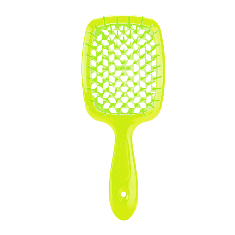 Peine con cojín de aire, peine para el cabello enredado, cepillo para desenredar el cabello, peines de masaje, cepillos para el cabello rizado húmedo, herramienta de estilismo para peluquero, 1 ud.: Azul