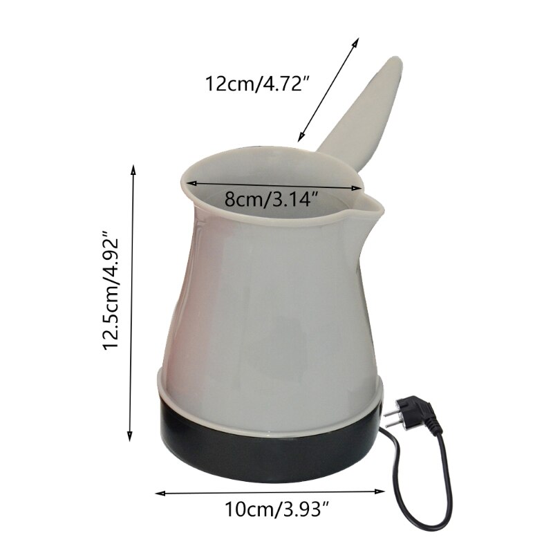 220V EU Moka Portable Electric Coffee Maker Greek Turkish Espresso Coffee Maker GXMA