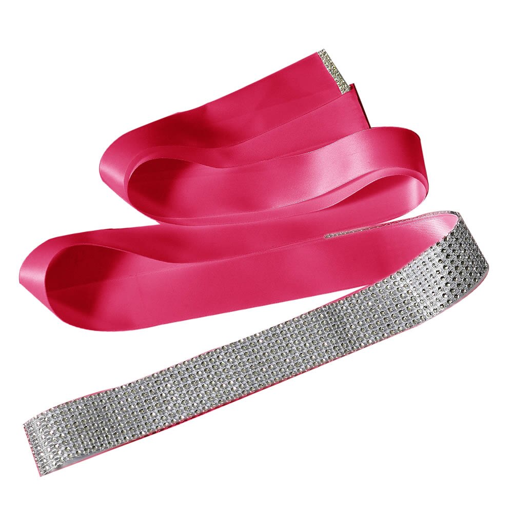 bridal belt sash Boutique Rhinestone Pearl Beading Waistbands for Bridal Wedding Dress Crystal Belt Bow With Satin Ribbons Sash: peachpuff