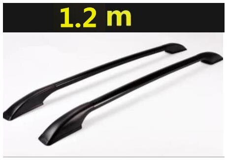 1.2 M-1.6 M Lange Auto Aluminium Imperiaal Bagagedrager Bar Hatchba Auto En Kleine Suv Universal accessoires 2 Stks/set: size 1.2m1