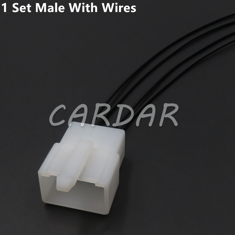 1 Set 4 Pin 6120-2043 Intake Pressure Sensor Wire Socket Auto Automotive Connector: Red