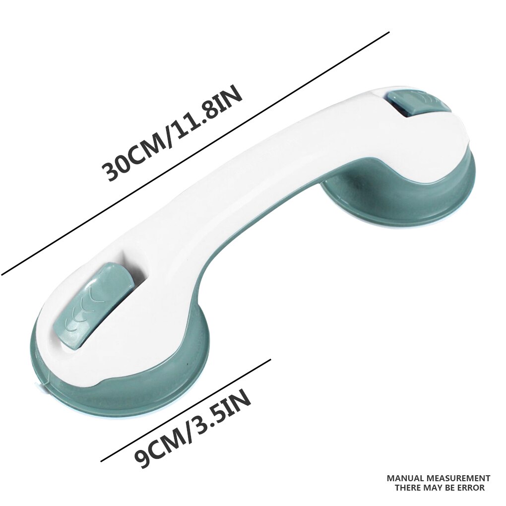 Bathroom Glass Door Handle Grab Home Office Toilet Suction Cup Door Knob Handrail with Sucker