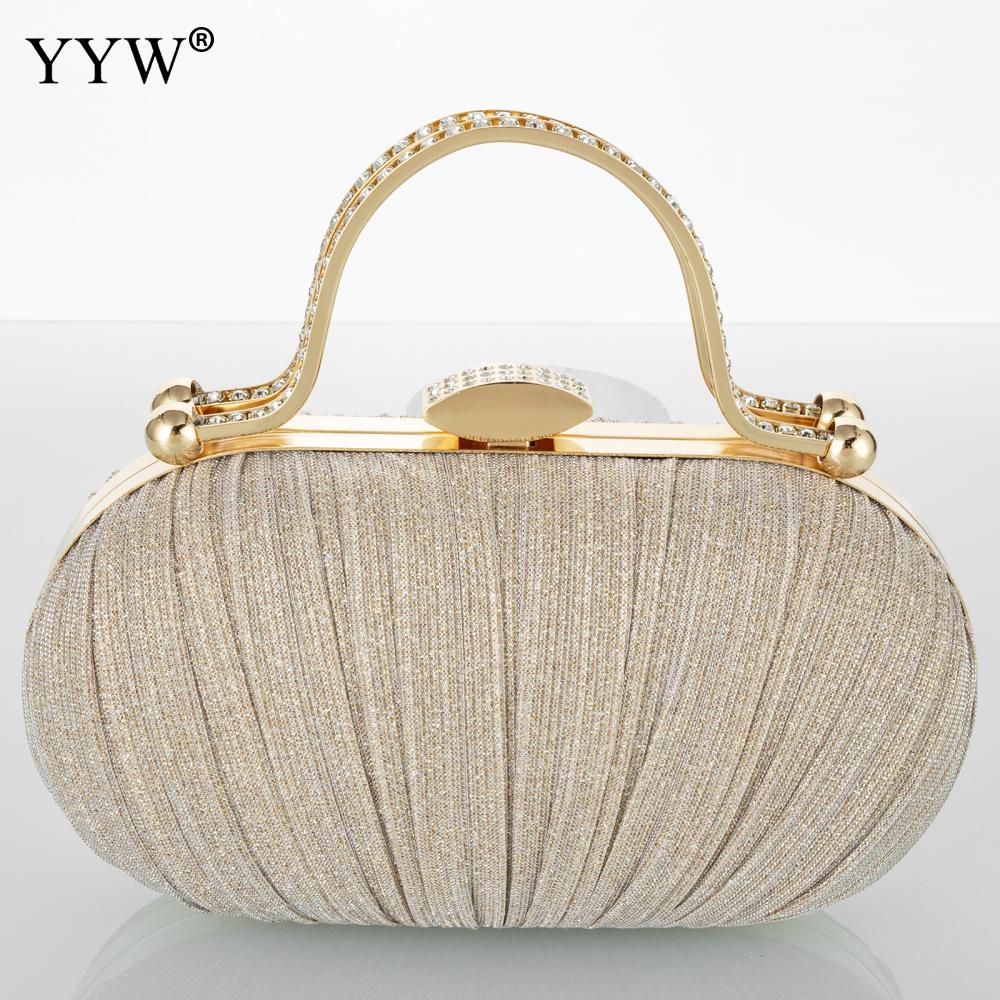 2024 Diamond Top Handle Women Evening Handbag Clutch Bags Glitter Sequins Rhinestone Female Daily Purse for Wedding Prom: Blue