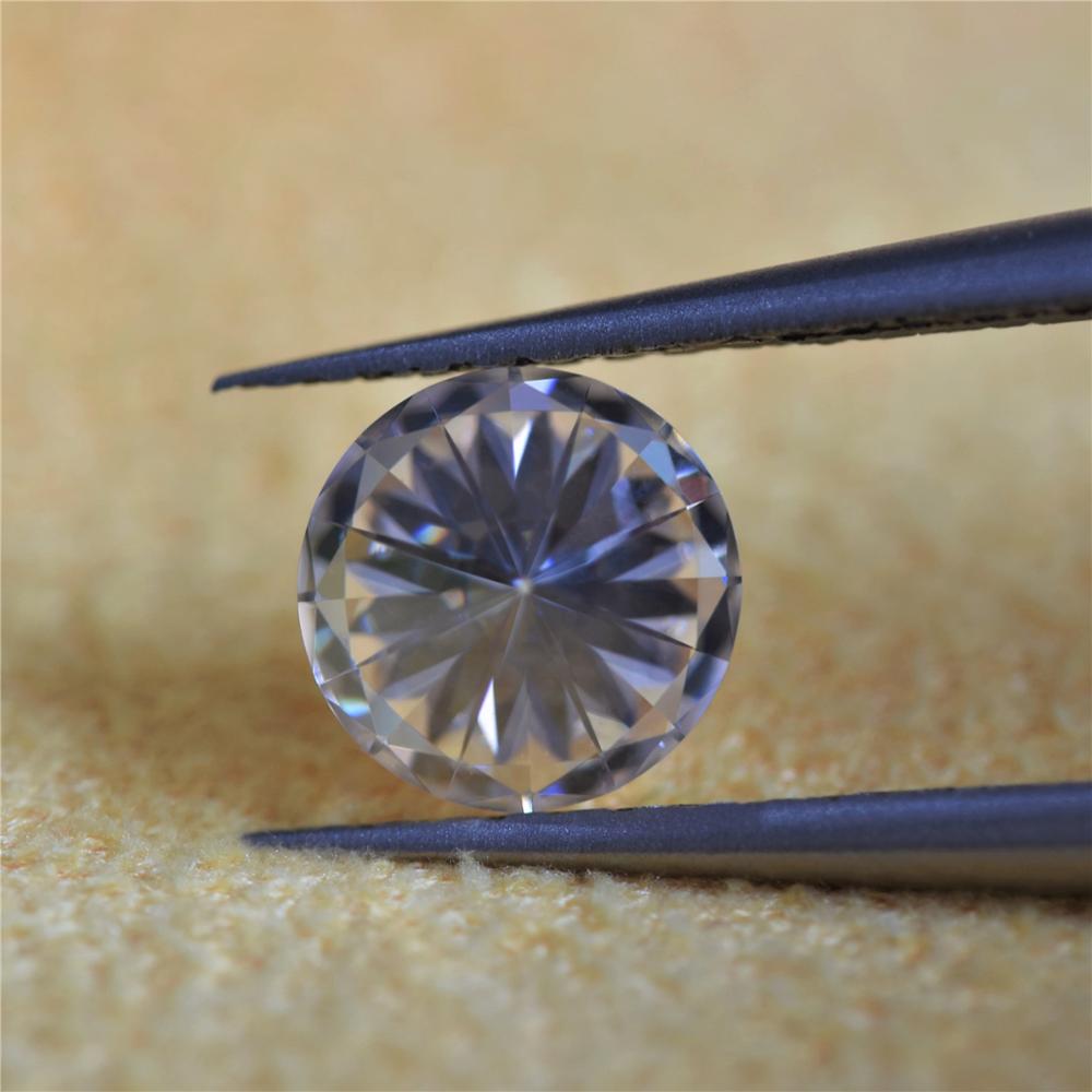 5,0mm round brilliant cut lose moissanite stein mit EF weiß farbe VVS klarheit