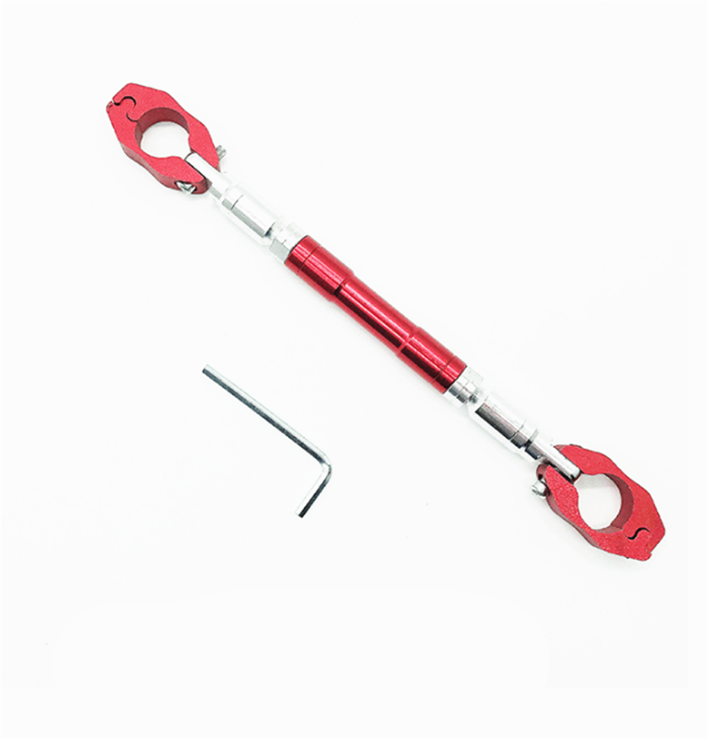 Motorfiets stuur fixed rod balance bar versterking protector voor YAMAHA XV 950 RACER TDM 900 MT-125 MT125 MT-01 V-MAX: bhg-Red