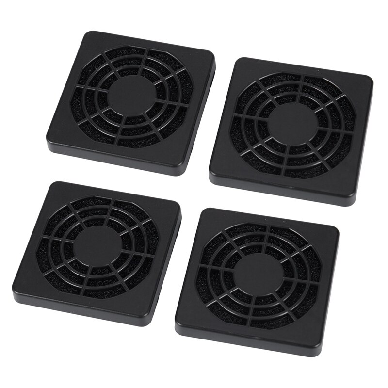 4 stück staubdichte staubfilter-schutzgitterabdeckung für 50mm gehäuselüfter: Default Title