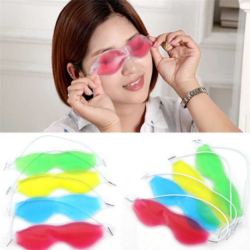 Sleep Masks Summer Cool Ice Goggles Eye Mask Sleep Headache Relief Eye Fatigue Dark Circles Remove Gel Ice Pack Ice Goggles