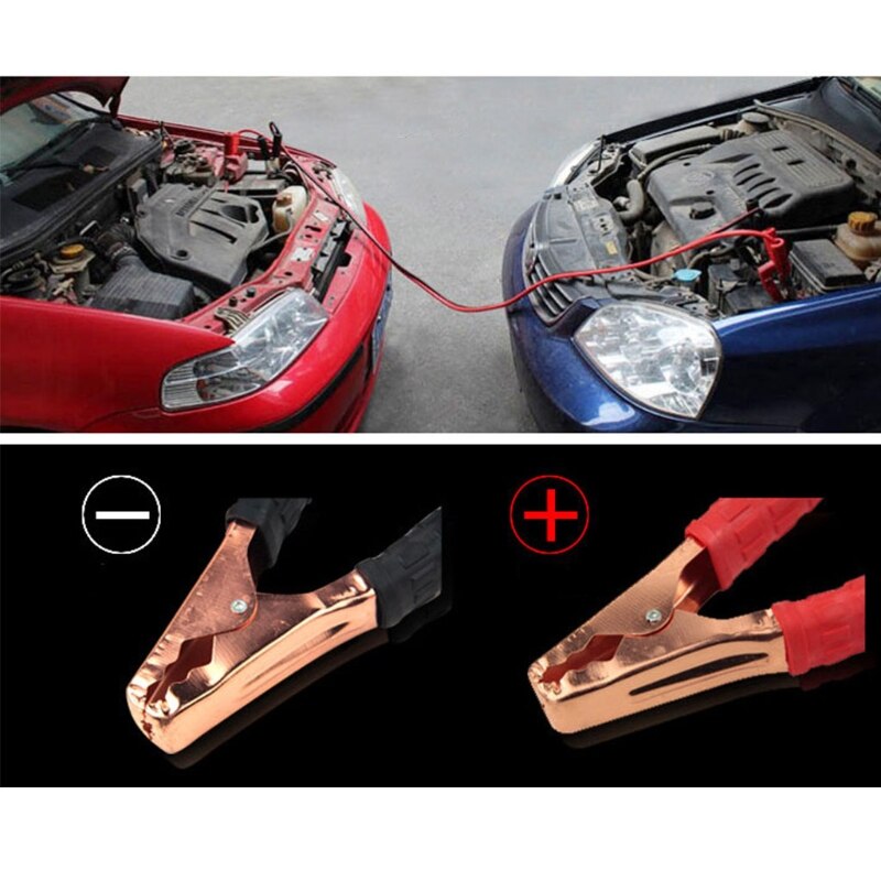 3 Meters 500A Car Power Charging Booster Cable Alligator Clamp Battery Jumper Wires Car Emergency Accessories Auto Parts