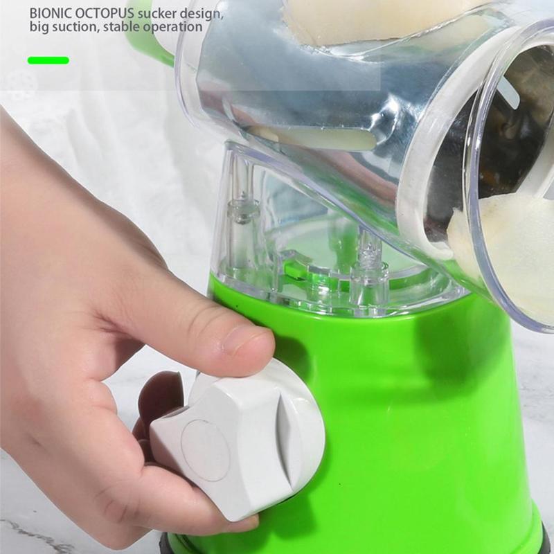 Manual Vegetable Cutter Slicer Kitchen Accessories Multifunctional Round Mandoline Slicer Potato Cheese Kitchen Gadgets