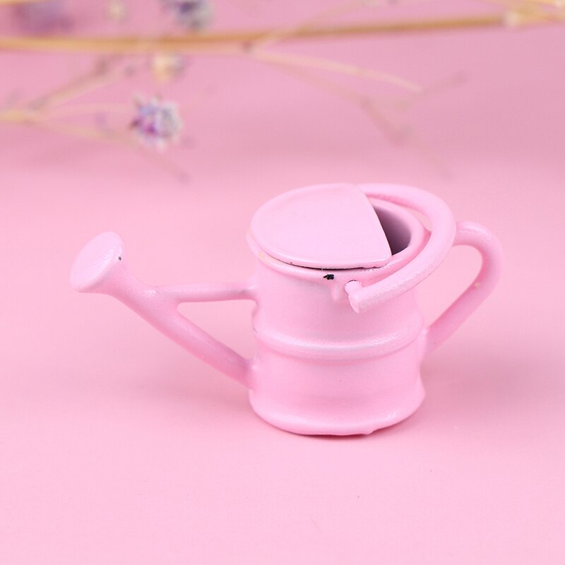 1:12 dukkehus vandkande dukkehus tilbehør klassisk legetøj haven drys blomsterpotte miniaturedekoration: 2