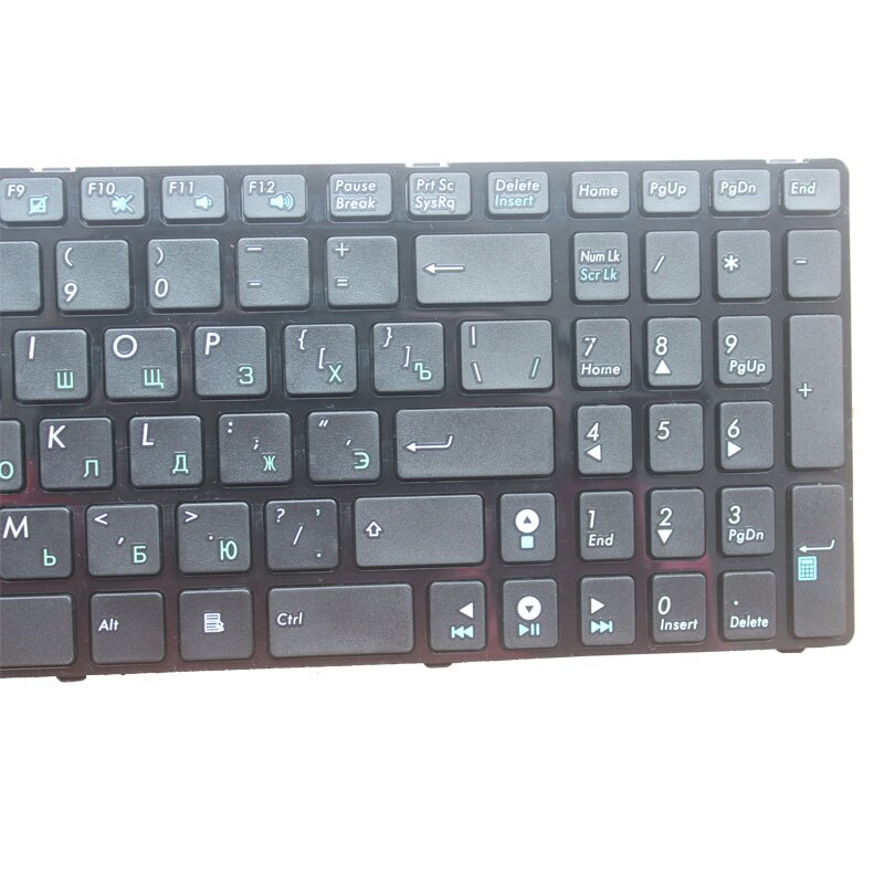 Rosyjski laptop klawiatura robić asus X53E X54H k53 A53 N53 N60 N61 N71 N73S N73J n73jf P52 P52F P53S X53S A52J X55V X54HR RU