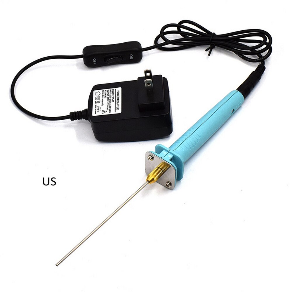 Máquina cortadora de espuma eléctrica portátil, cortador de espuma de poliestireno de 15W y 10CM, herramientas de corte de espuma de poliestireno, artesanía DIY: pen add us plug