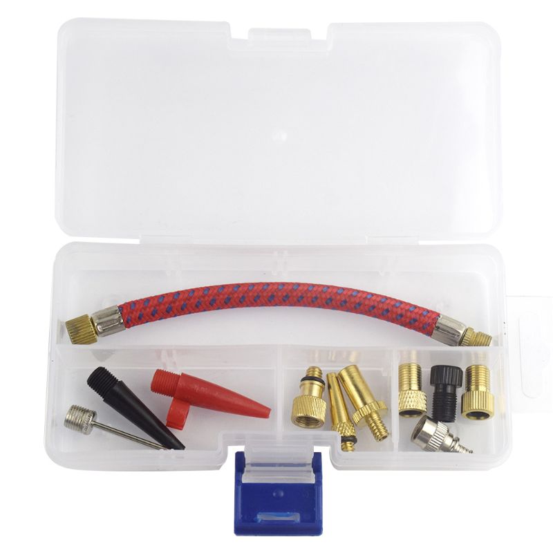 11 stuks fietsband luchtpomp vervangingsverlengslang voor ventiel