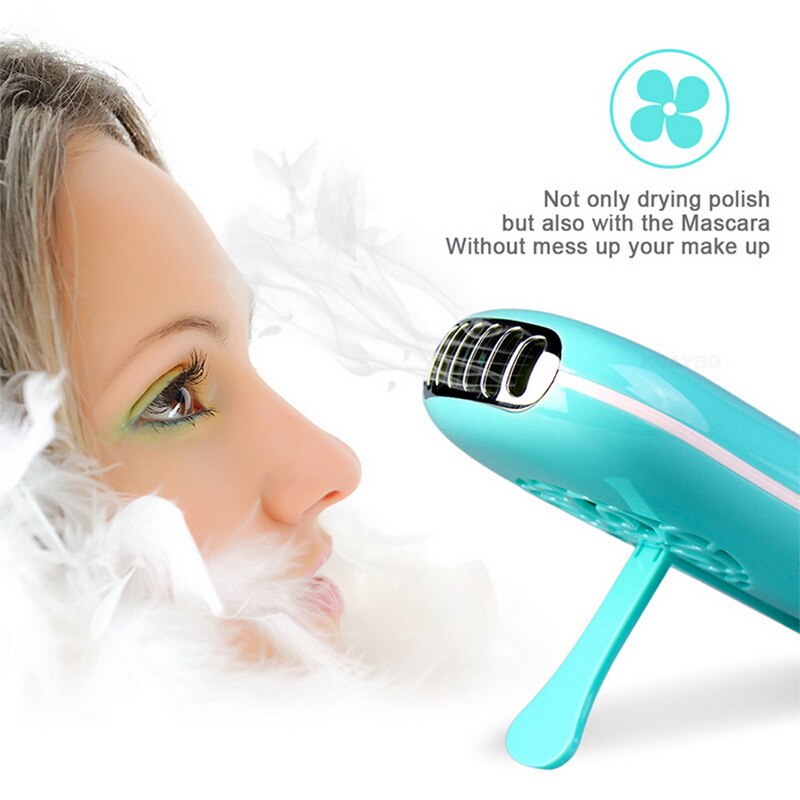 Portable USB Mini Fan Eyelash Dryer Air False Eye Lash Mascara Dryer Quick Drying Makeup Device Tools