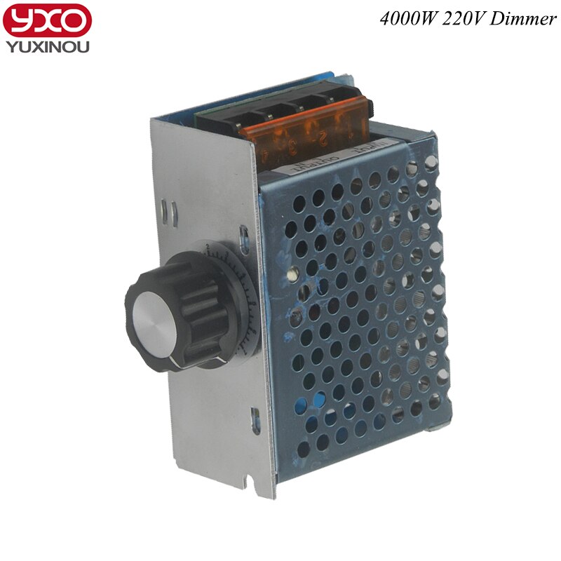 AC 220 V High Power 4000 W SCR Controller Elektronische Volt Regulator Gouverneur Thermostaat Dimmen SCR Dimmer Temperatuurregeling