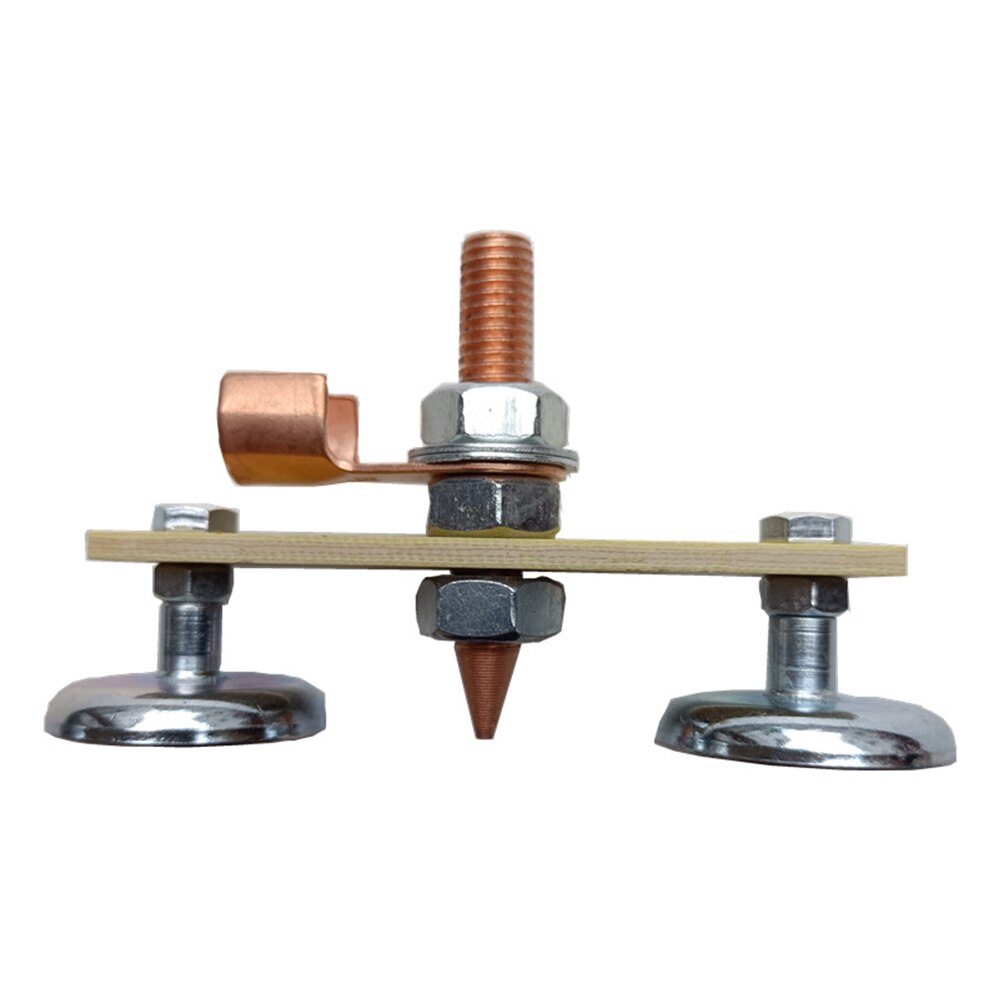 Metal Welding Magnet Head Magnetic Welding Support Ground Clamp Single Absorbable Weight 3KG With Tail Welding Equipment: Double-strength