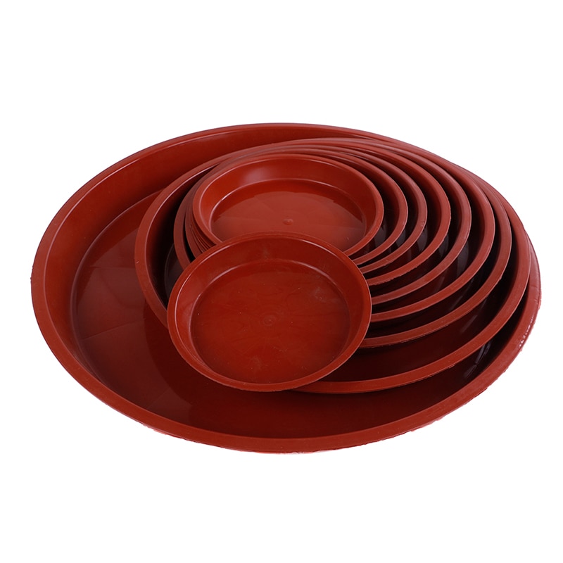 1PCS Round Shape Plastic Garden Pot Saucer Plant Pot Drip Tray Planter Pallet Flower Pot Tray Home Garden Pot Case