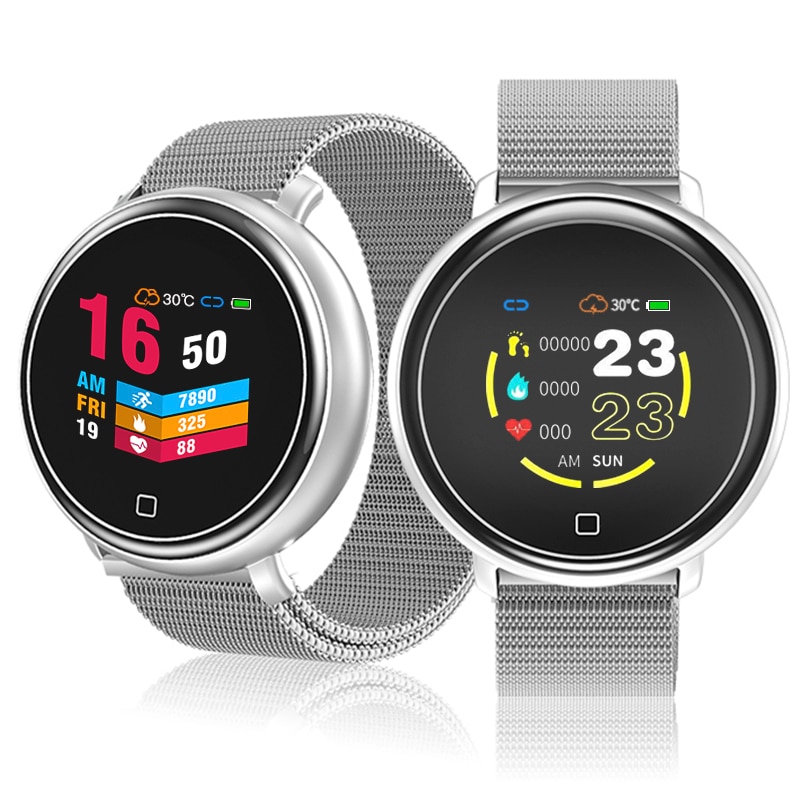 Lige stalen smartwatch heren waterdicht sporthorloge voor iphone hartslag bloeddruk oproepinformatie smartwatch fitnesstracker