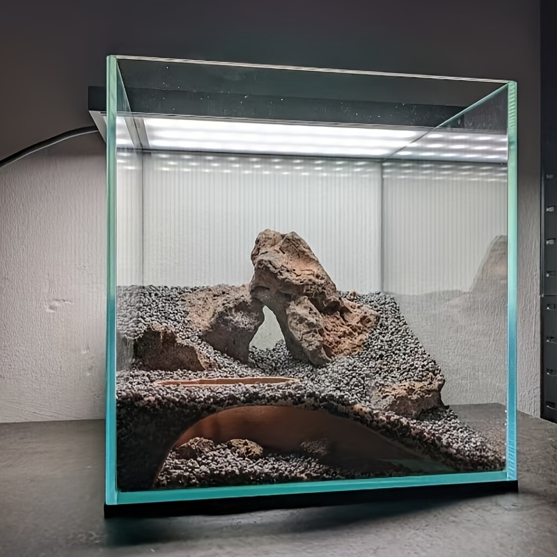 Eckhöhle zum Verbergen und Beobachtungsfenster für Fische und Garnelen Ich bin Aquarium