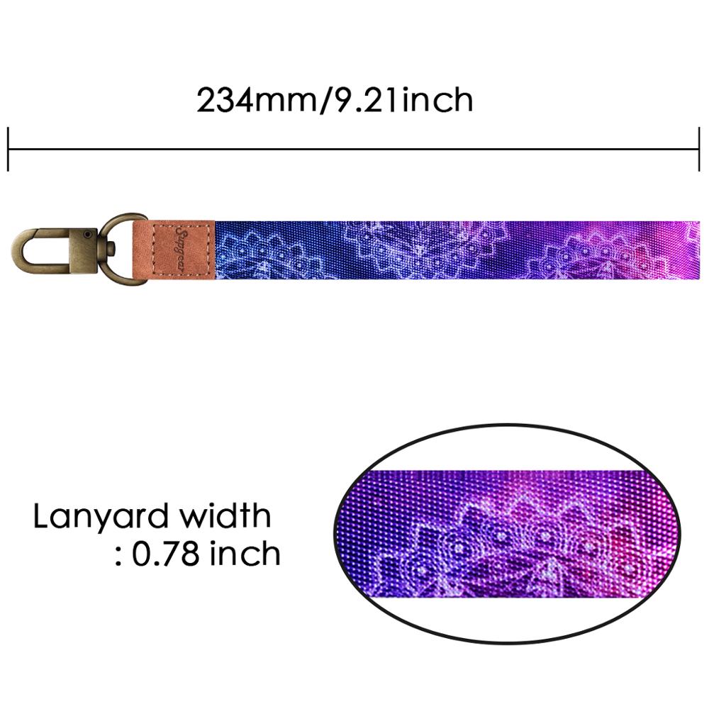1PC Multi Keychain Mobile Phone Neck Strap Lanyard for key chain ID Card Strap Rope USB badge holder DIY Lariat Lanyard Hang Rop