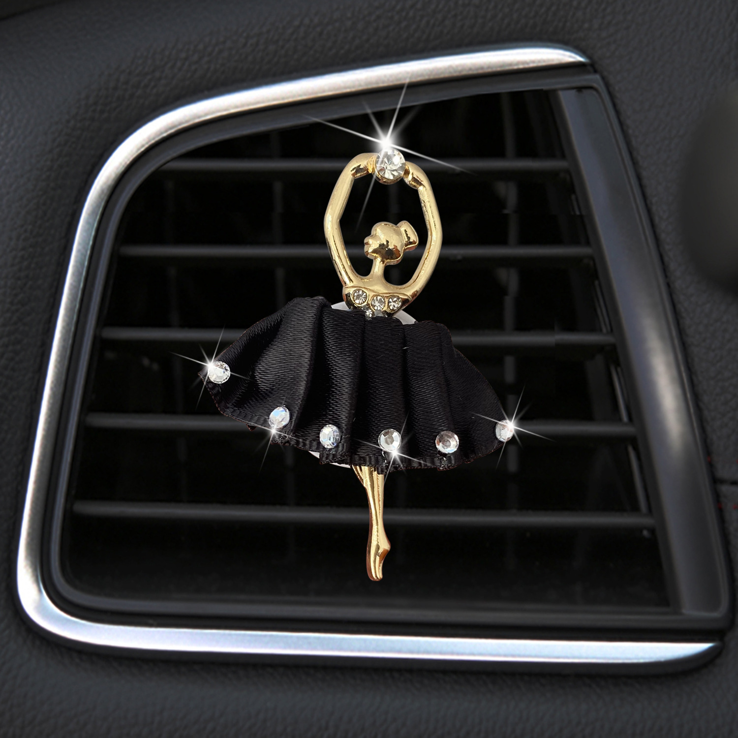 Auto Parfum Clip Ballet Meisje airconditioning Outlet Parfum Clip Ballerina Meisje Luchtverfrisser Geur Clip Auto Decor Accessoires: Roze