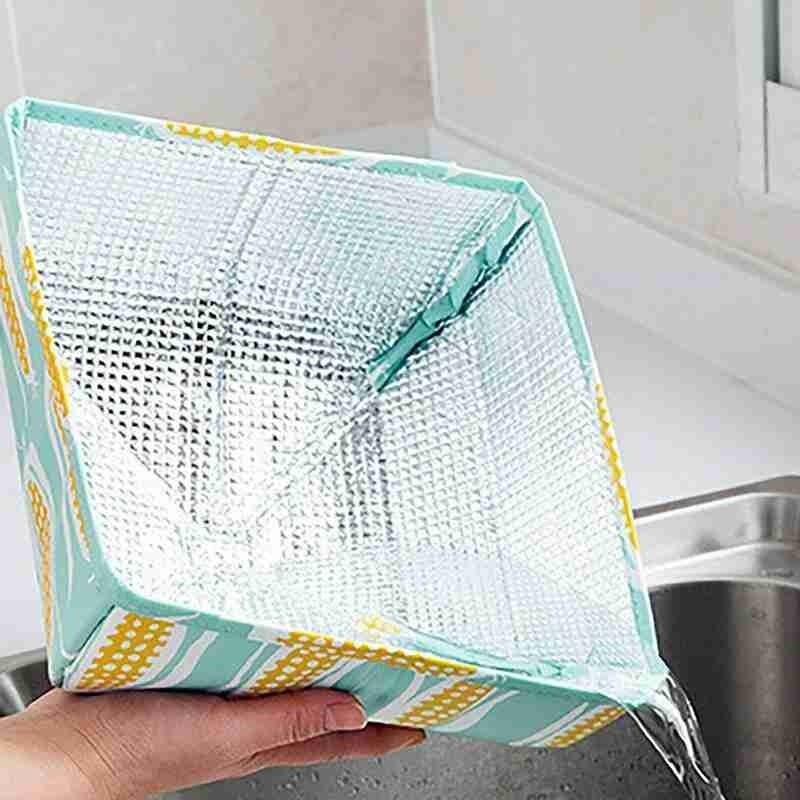Aluminum Foil Food Covers Foldable Insulated Thermal Food Tent Covers Food Storage Cover Kitchen Accessories