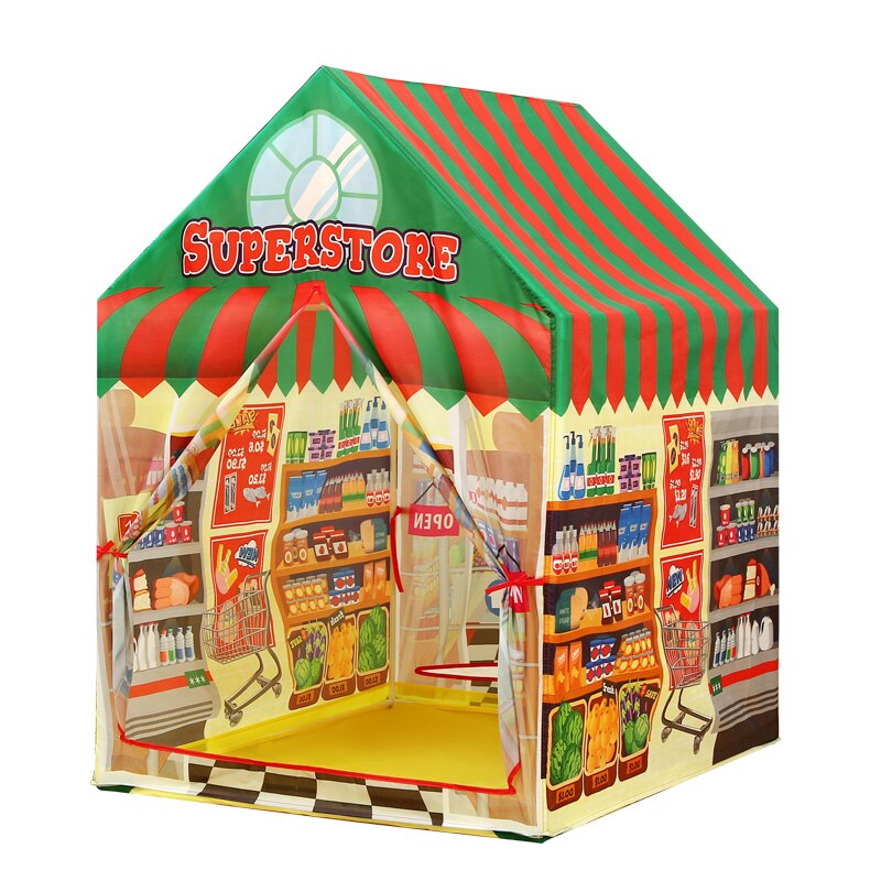 Kids toys tents Foldable Portable Boy Girl Princess Castle Indoor Outdoor Play Tents play mat Rug Playhouse For Child Best