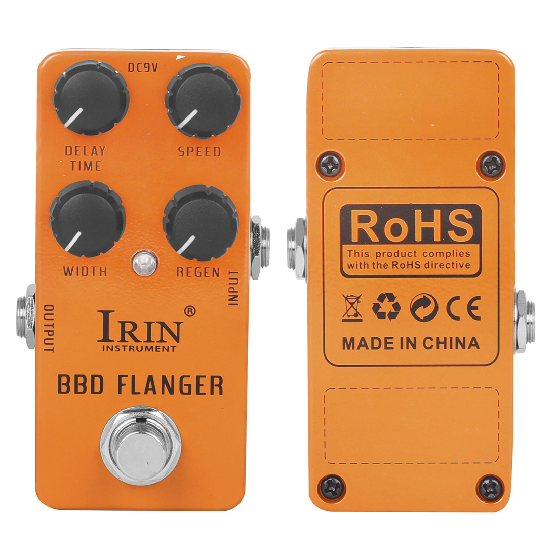 Pedal de efectos de guitarra eléctrica serie RS, piezas de Pedal de guitarra de aleación de aluminio Dyna Comp/BBD Flanger/TALENT OCTAVE/GOLDEN FUZZ