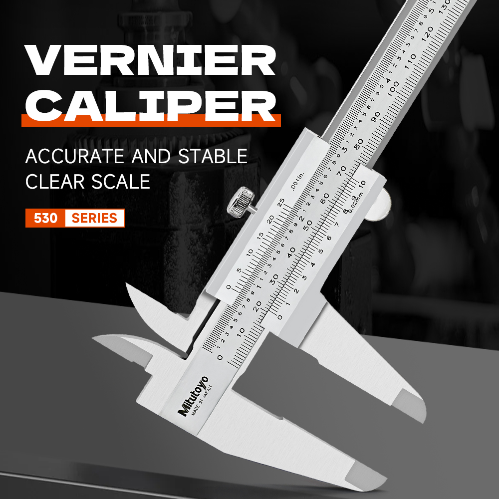 Mitutoyo Vernier Caliper High Precision 0.02mm Measurement Scale Gauges Vernier Caliper 0-150/200/300mm Accurate Measuring Tools