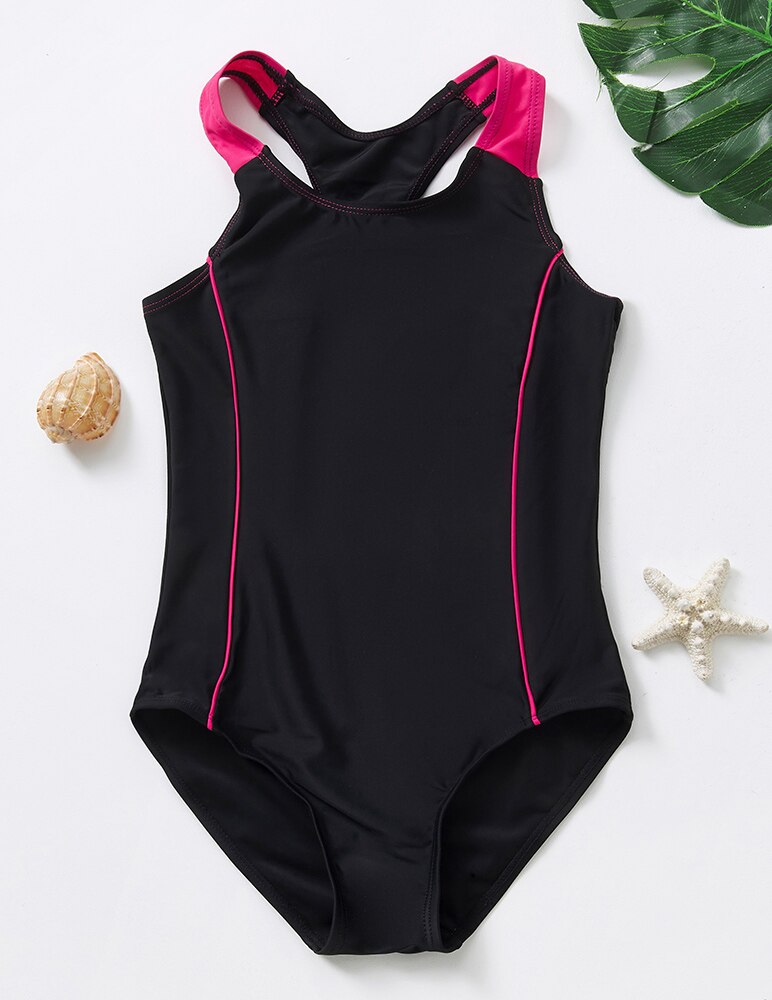 7-14Y Teenager Girls Swimsuit one piece Girls Swimwear Swimming suti for kid girl Children swimwear-SW134