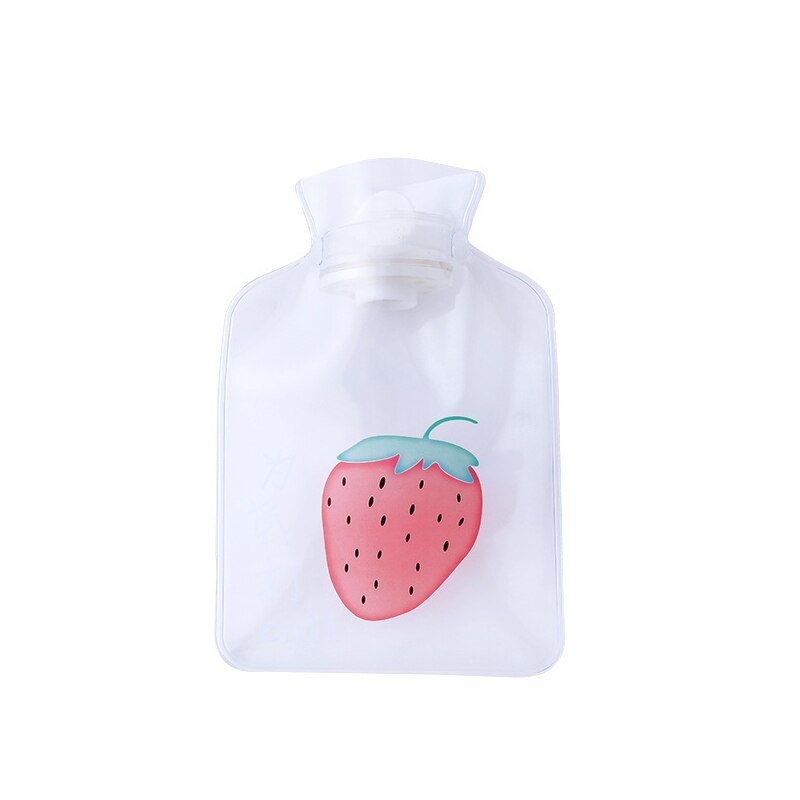 Cartoon Fruit Water Fles Pe Ice Pack Transparante Geïsoleerde Koelere Zakken Student Draagbare Mini Water Verwarming Hand Schat