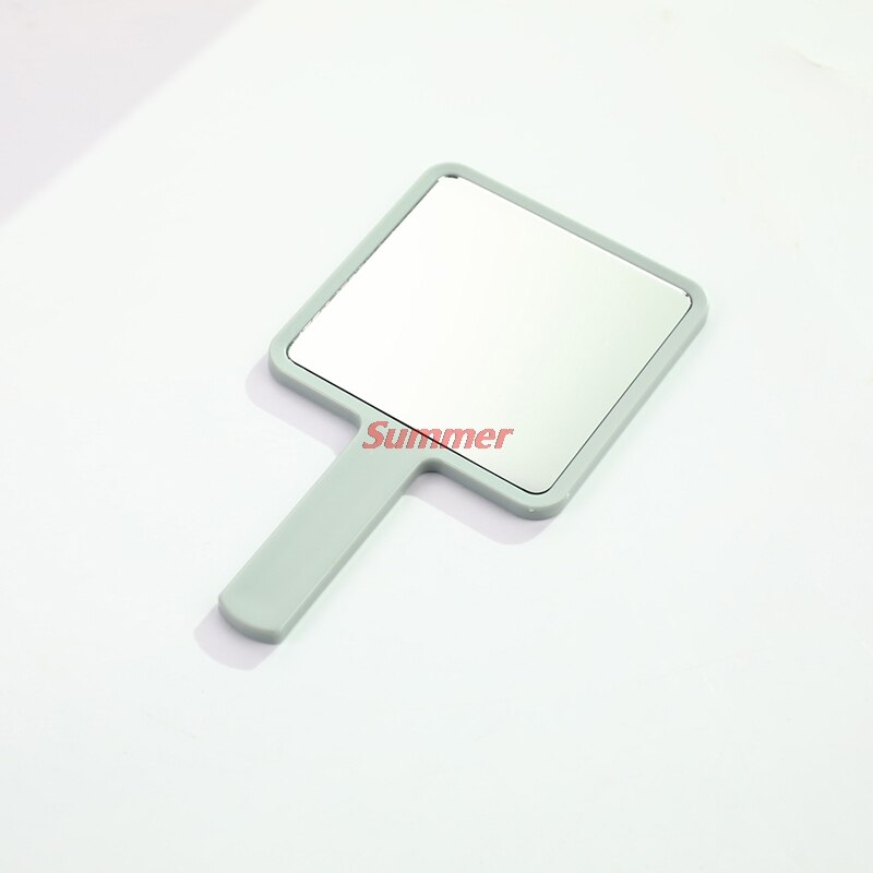 Handle Mirror Square Makeup Mirror Handheld Vanity Mirror Hand Mirror Makeup: BL
